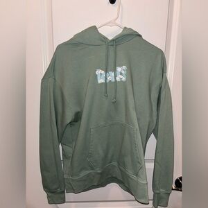 EUC Levi’s Riley Flower Green Hoodie Pullover